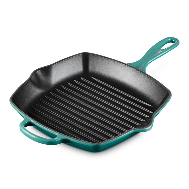Le Creuset Rivieraï¿½Signature Square Skillet Grill, 26cm