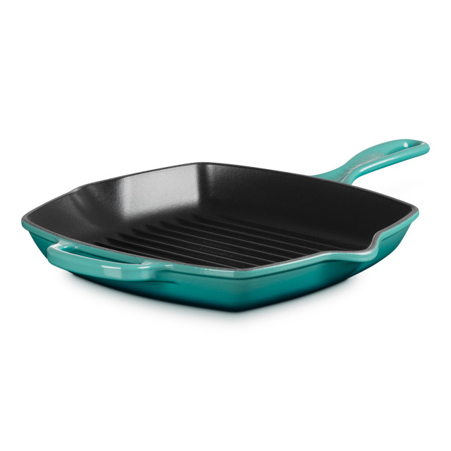 Le Creuset Rivieraï¿½Signature Square Skillet Grill, 26cm