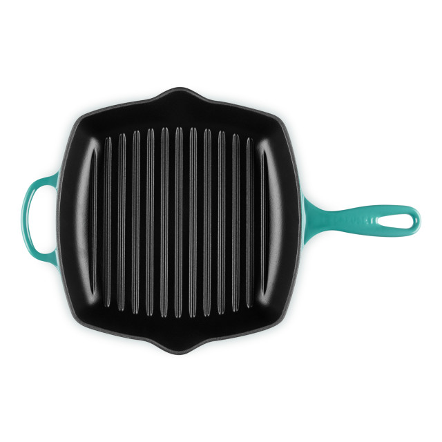 Le Creuset Rivieraï¿½Signature Square Skillet Grill, 26cm top view
