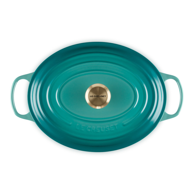 Le Creuset Riviera�Signature 6.3L Oval Cast Iron Casserole, 31cm