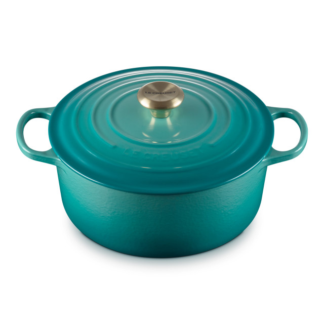Le Creuset Riviera Signature 5.3L Round Cast Iron Casserole, 26cm
