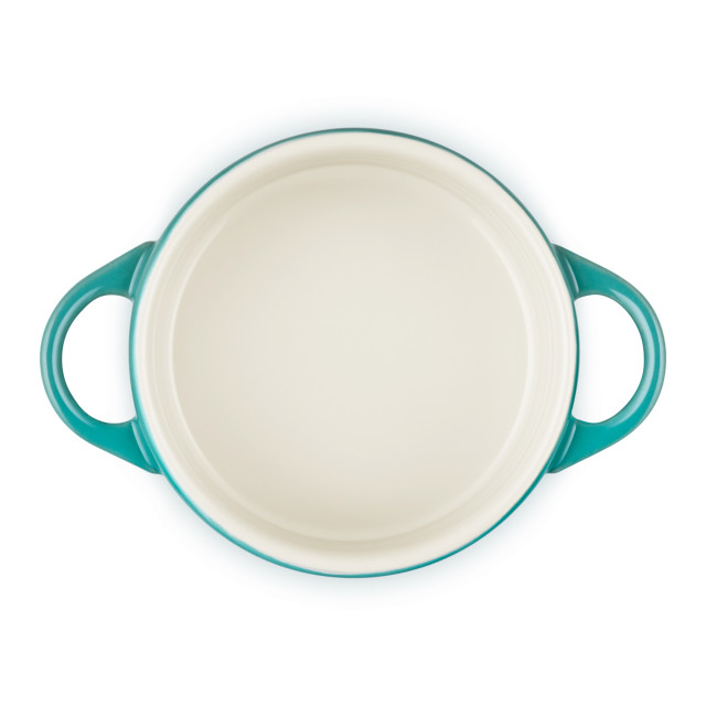 Le Creuset Riviera Mini Stoneware Cocotte, 10cm top view open