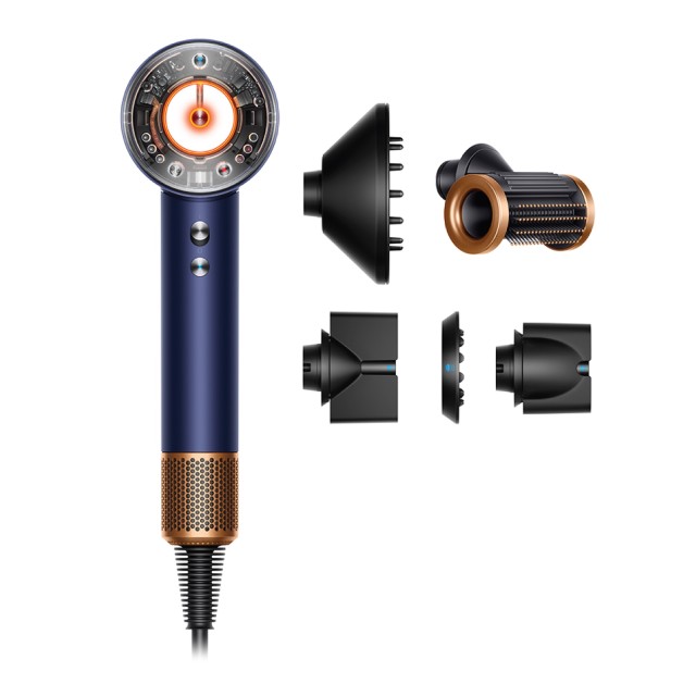 Dyson Supersonic Nural Hair Dryer Straight & Wavy - Prussian Blue/Rich Copper