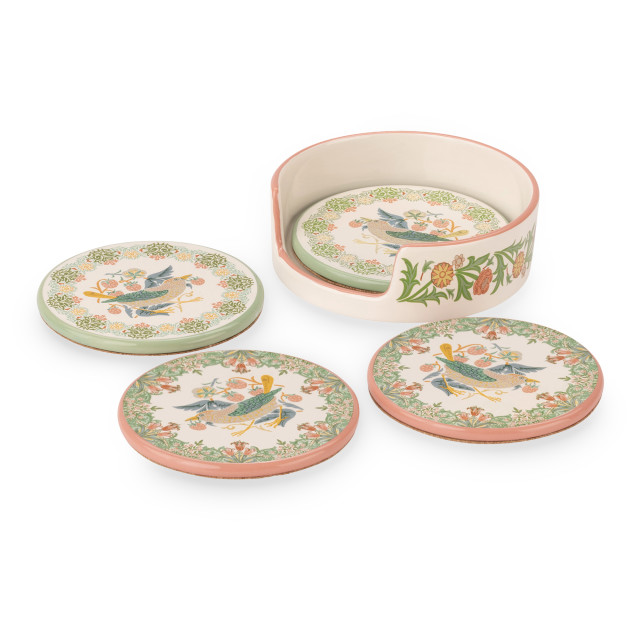 William Morris At Home Coasters, Set of 4