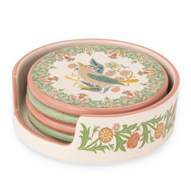 William Morris At Home Coasters, Set of 4
