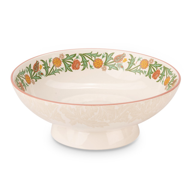 William Morris At Home Medium Footed Serving Bowl, 26cm