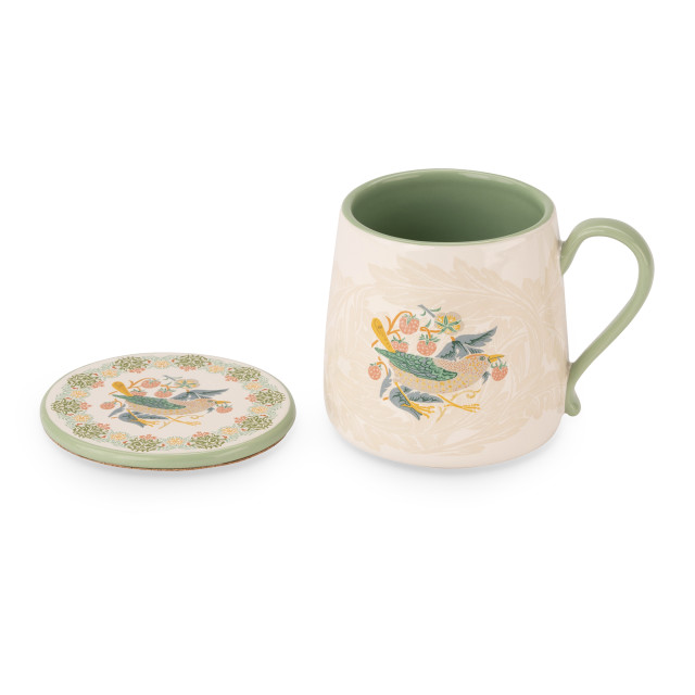 William Morris At Home Mug & Coaster Set
