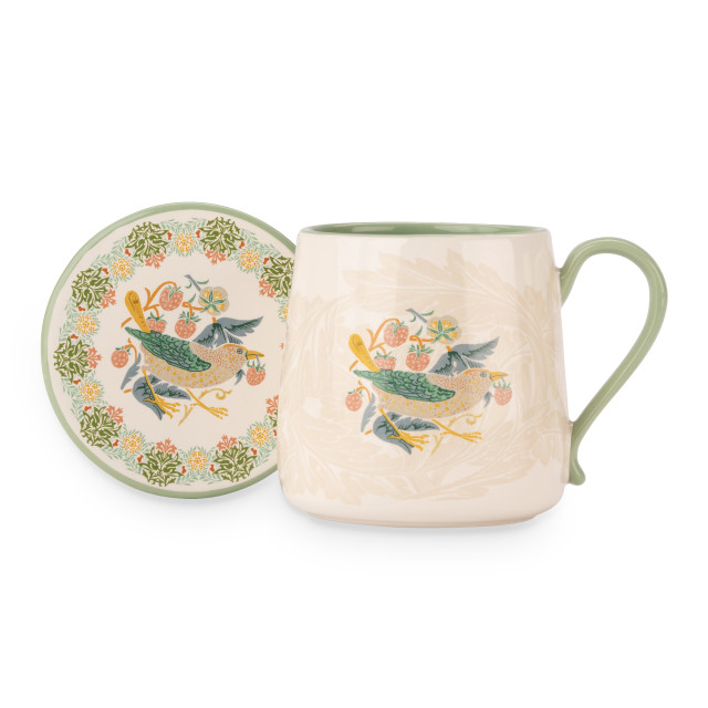 William Morris At Home Mug & Coaster Set
