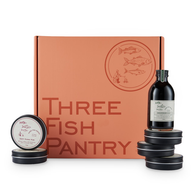 Three Fish Pantry Orange Seasoned Selection Gift Box