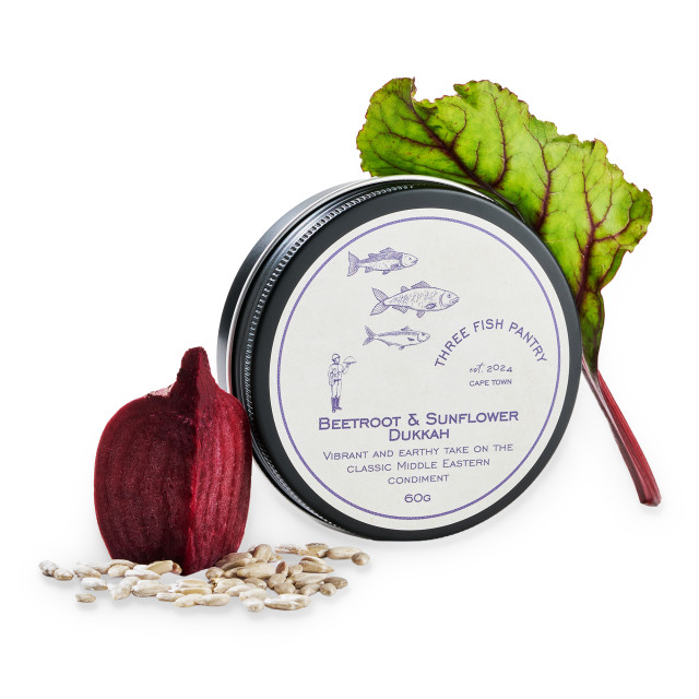 Three Fish Pantry Beetroot & Sunflower Dukkah, 60g