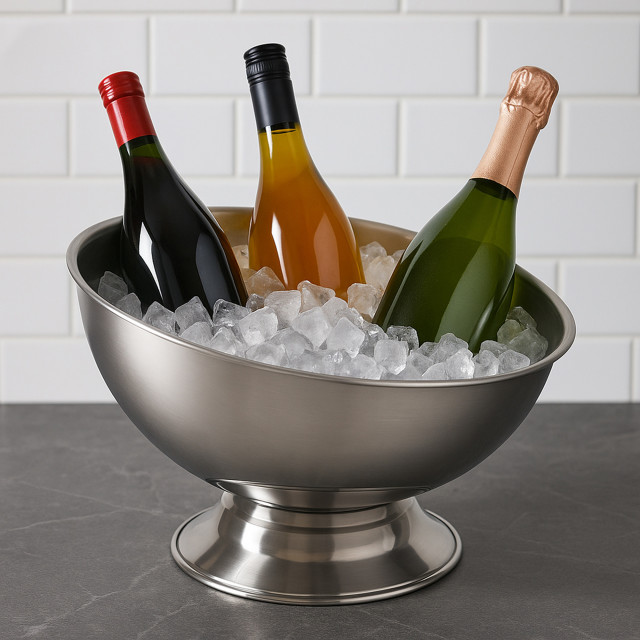 Bar Butler Footed Angled Champagne Bowl, 9L