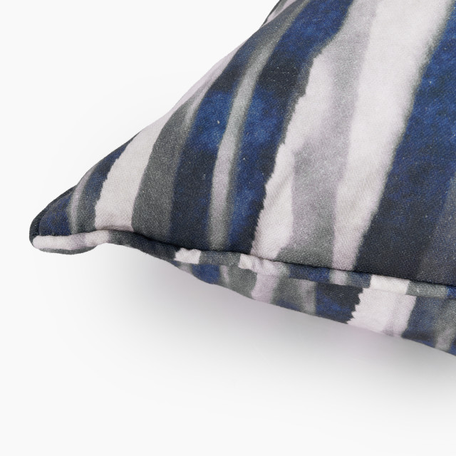 Thread Office Dolina Printed Scatter Cushion with Feather Inner, 50cm x 70cm - Blue