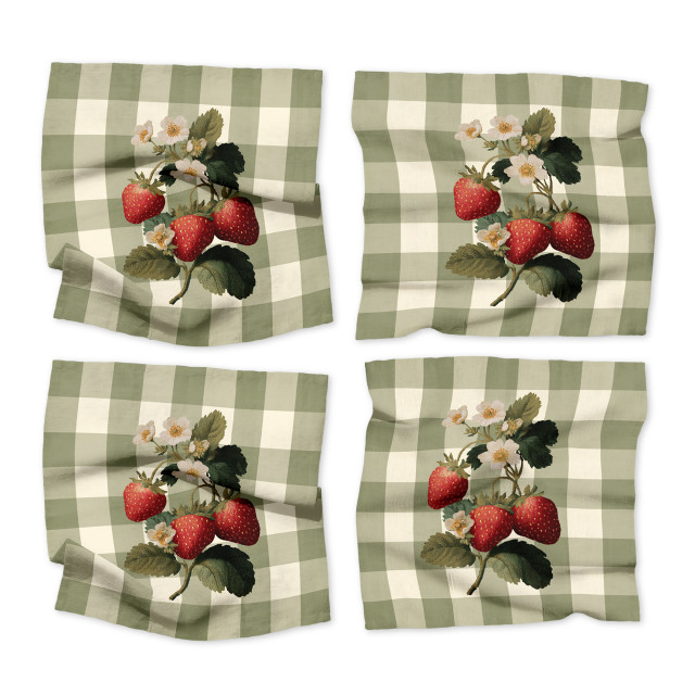 Cara Saven Decor Duck & Pond Napkins, Set of 4
