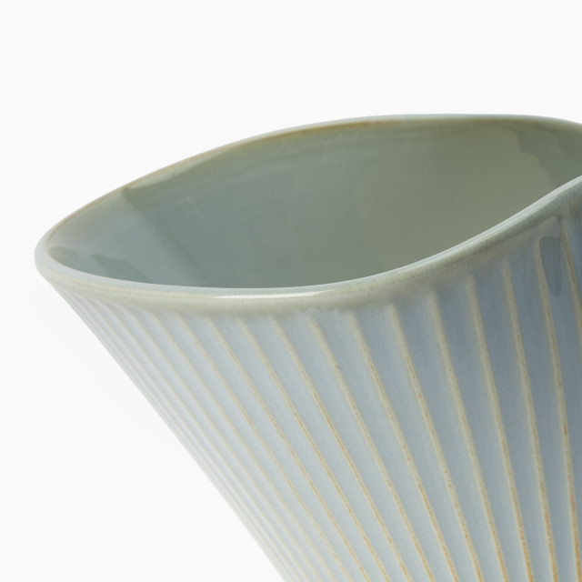 Thread Office Sage Curvy Ceramic Planter