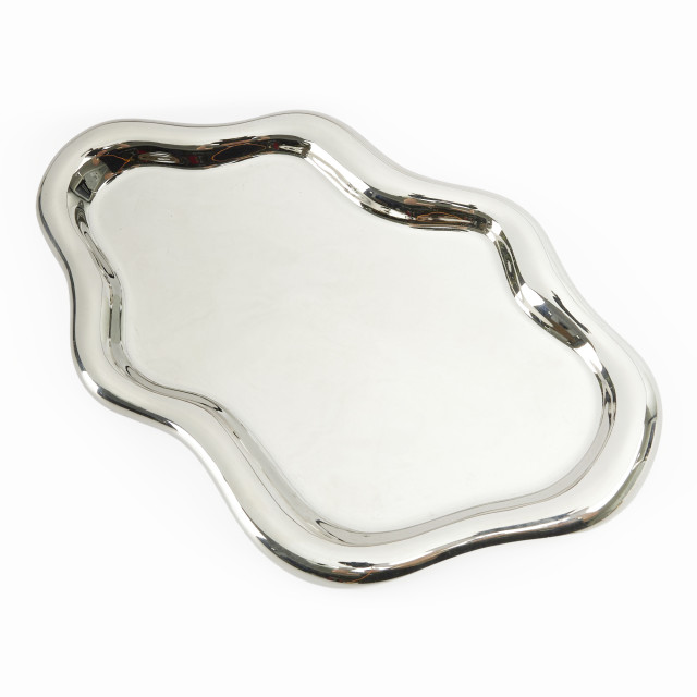 Thread Office Organic Silver Decorative Tray
