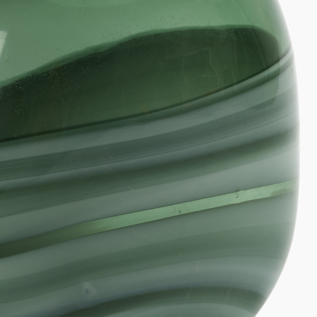 Thread Office Green Contour Glass Vase