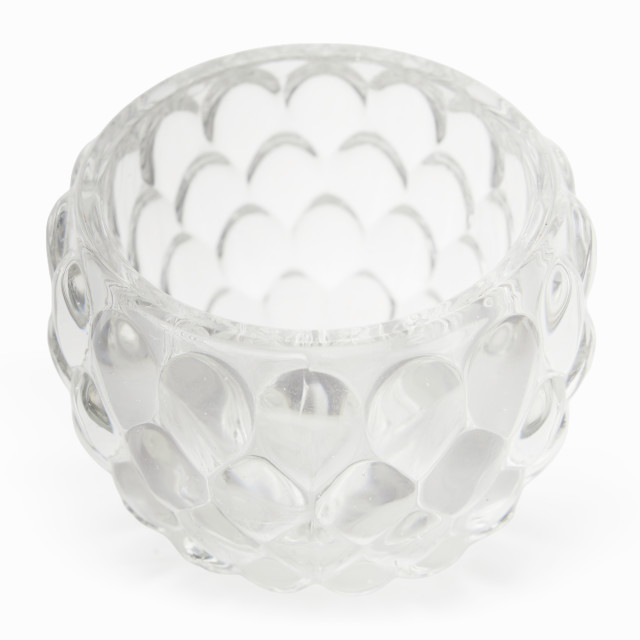 Thread Office Teardrop Tealight Clear Candle Holder