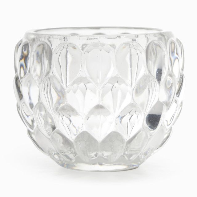 Thread Office Teardrop Tealight Clear Candle Holder