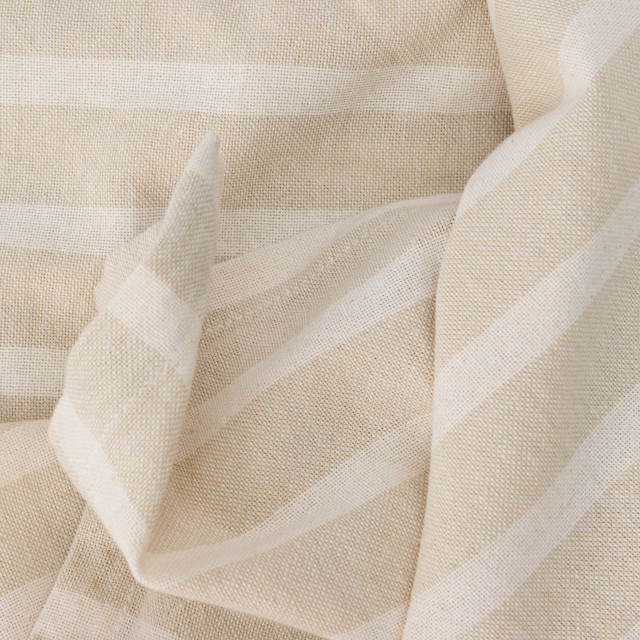 Humble & Mash White & Natural Striped Napkins, Set of 4 close up