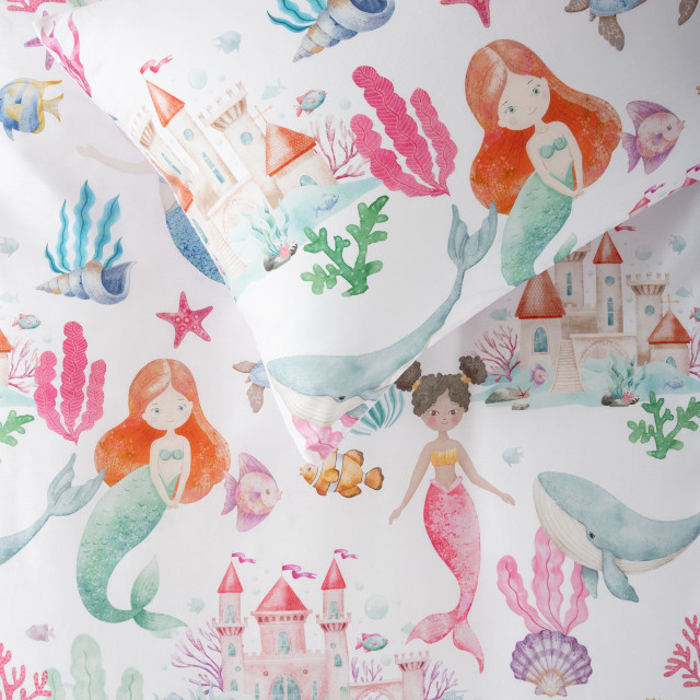 Linen House Mermaid Splash Duvet Cover Set - Single