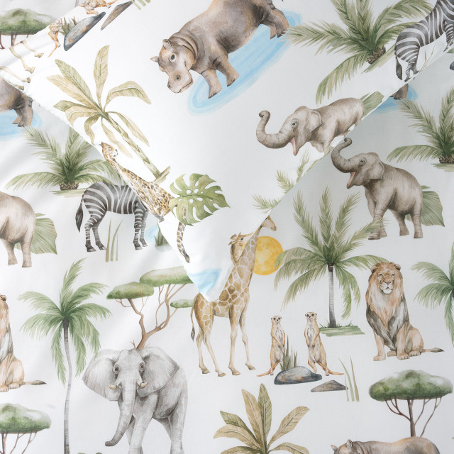 Linen House Sunny Safari Duvet Cover Set - Three Quarter