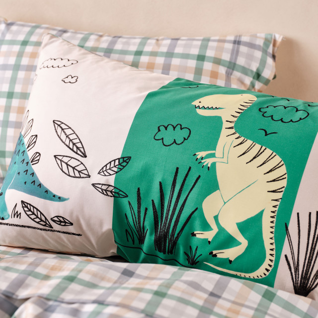 Linen House Prehistoric Patchwork Duvet Cover Set - Single
