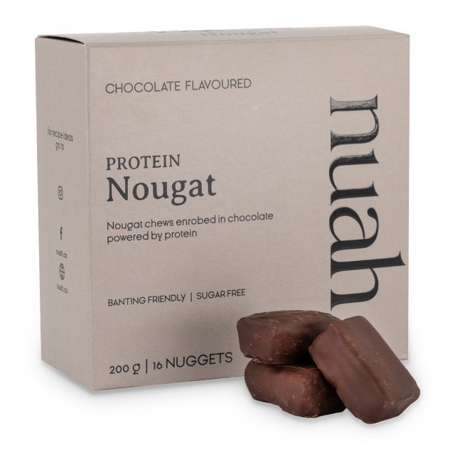 Nuah Protein Chocolate Nougat Nuggets, 200g