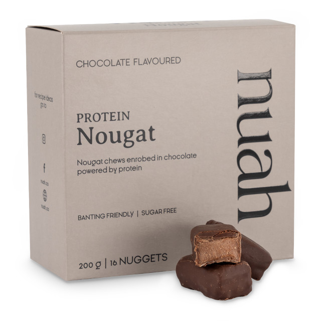 Nuah Protein Chocolate Nougat Nuggets, 200g