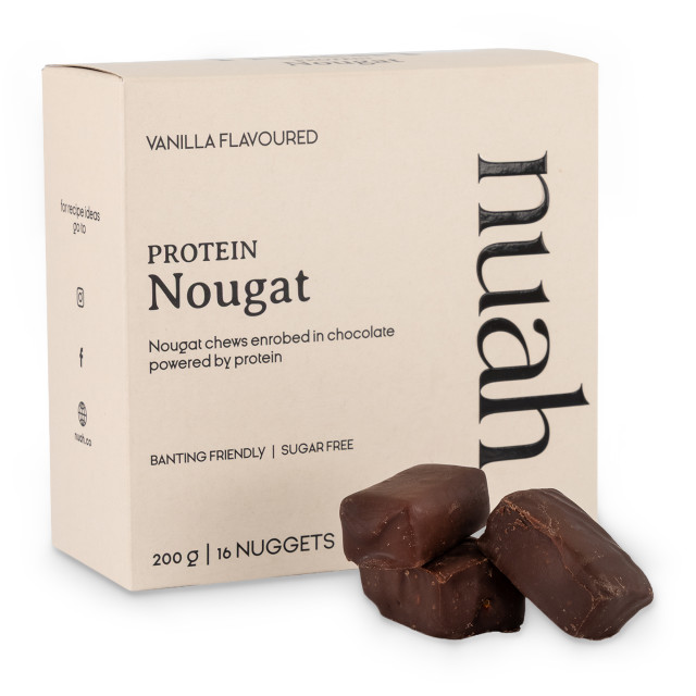 Nuah Protein Vanilla Nougat Nuggets, 200g