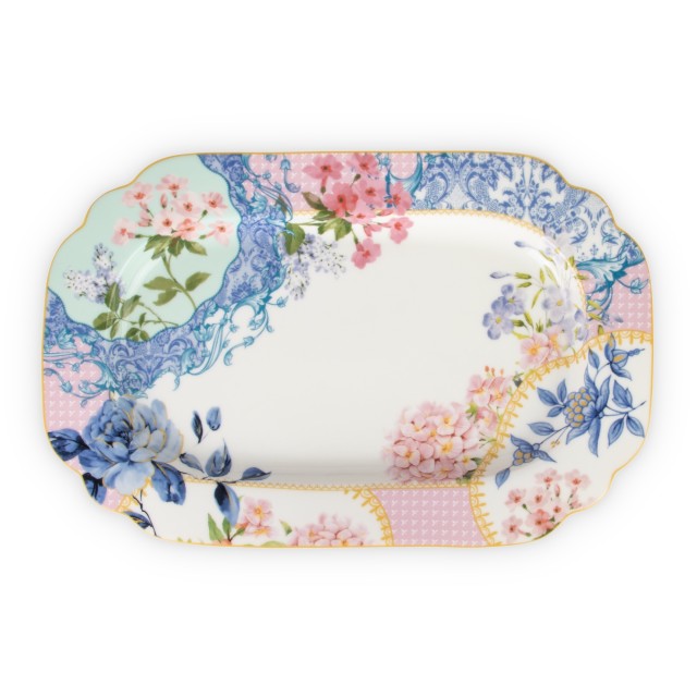 Jenna Clifford Belle Fleur Rectangular Platter, 38cm