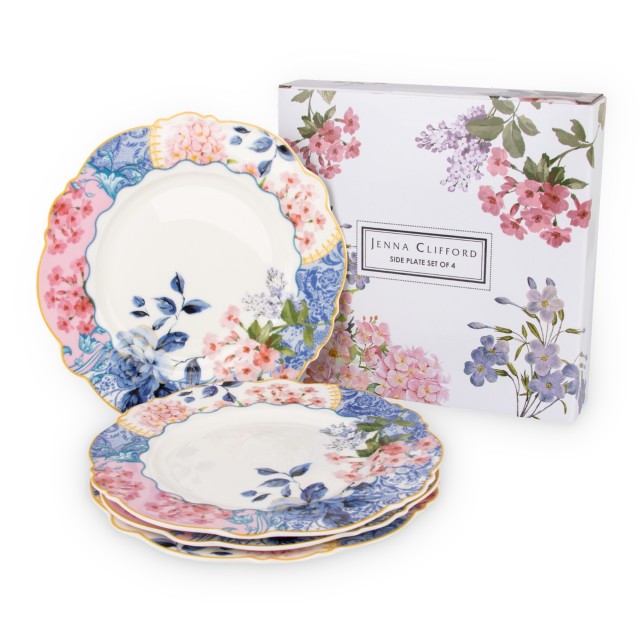 Jenna Clifford Belle Fleur Side Plates, Set of 4