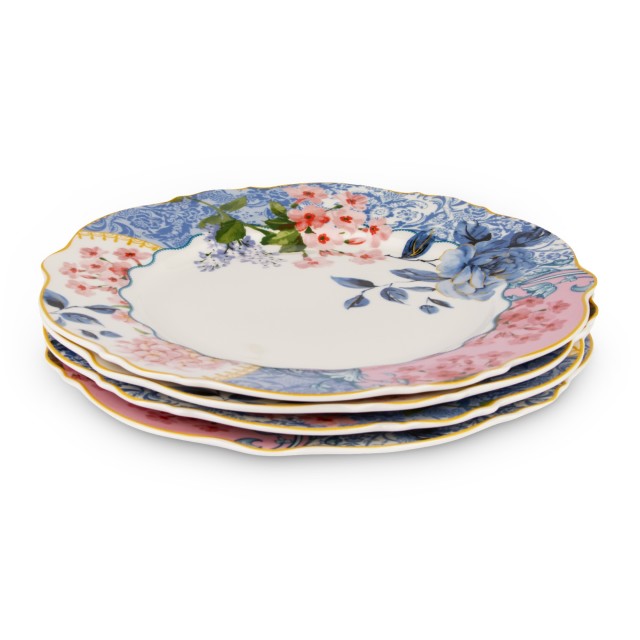 Jenna Clifford Belle Fleur Dinner Plates, Set of 4