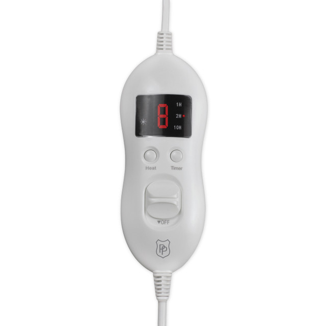Pure Pleasure Sherpa Fitted Electric Blanket with Elastic - Single