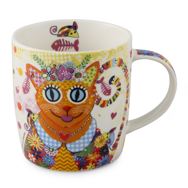 Maxwell & Williams Donna Sharam Kaleidoscope Mug, 370ml - Ginger