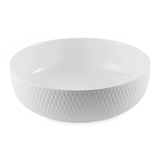 Maxwell & Williams White Basics Diamonds Serving Bowl - 20cm