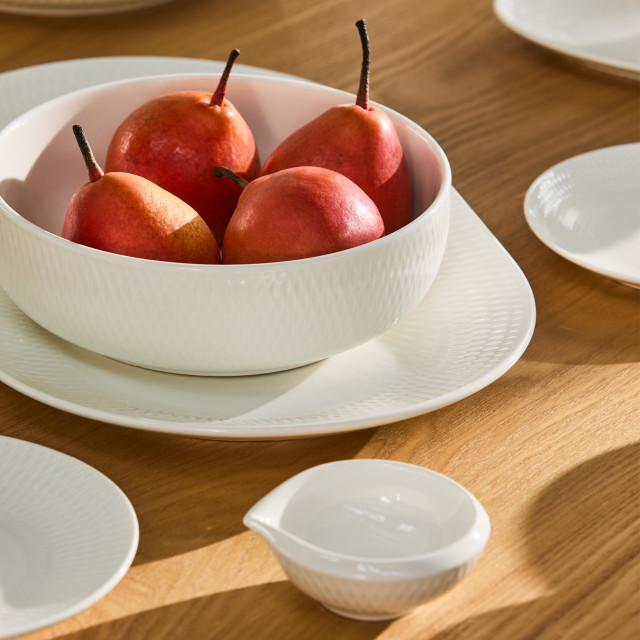 Maxwell & Williams White Basics Diamonds Serving Bowl - 20cm
