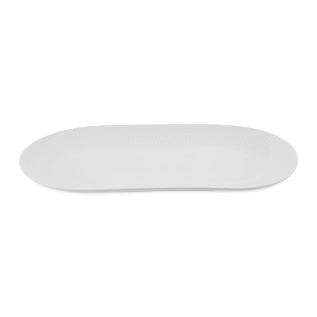 Maxwell & Williams White Basics Diamonds Oblong Platter - 30cm