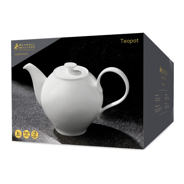 Maxwell & Williams Cashmere Round Teapot, 1L