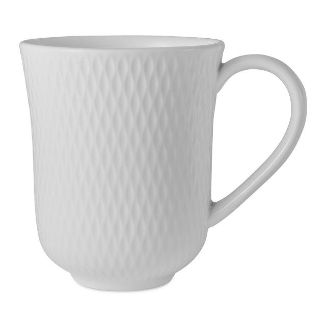 Maxwell & Williams White Basics Diamonds Imperial Mug, 390ml
