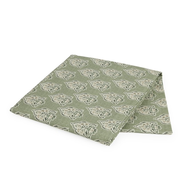 Humble & Mash Barx Olive Tablecloth, 150cm x 275cm