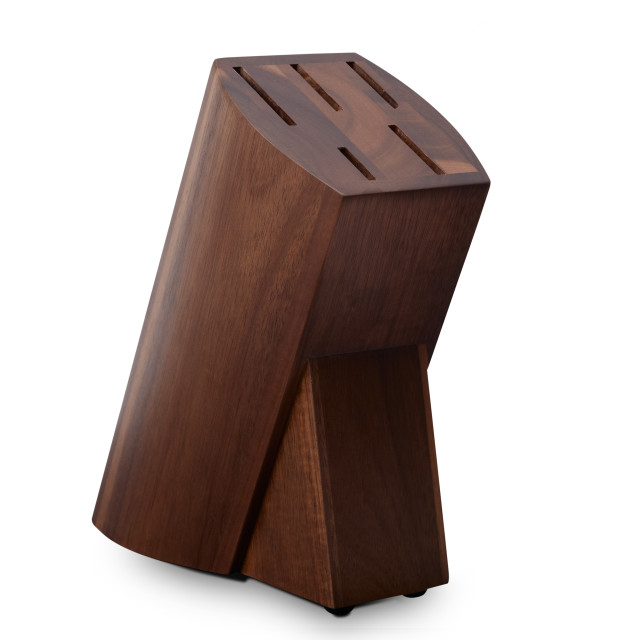 Sagenwolf Acacia Wood Knife Block Set, 6-Piece
