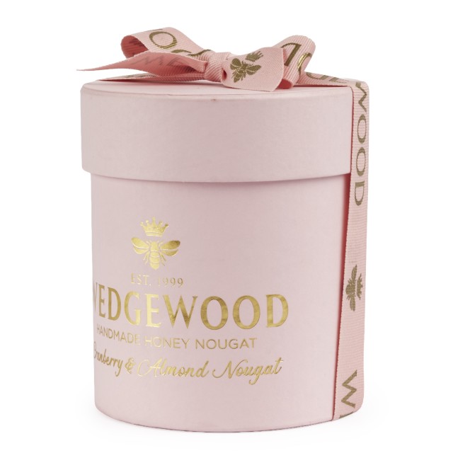 Wedgewood Nougat Cranberry and Almond Nougat in Small Hat Box