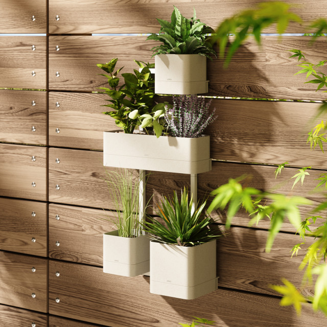 Umbra Cubiko Wall Planter - Sand