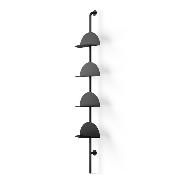 Umbra Solis Adjustable Shelves, 4-Piece - Black