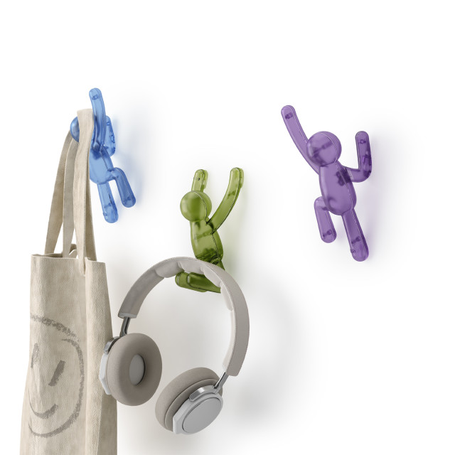 Umbra Buddy Hook Gems, Set of 3