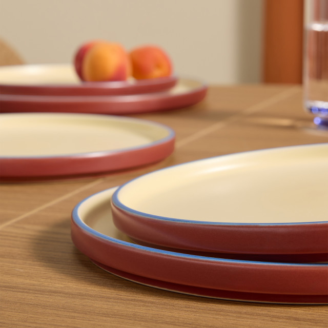 MADE.com Modern Studio Brown Side Plates, Set of 4