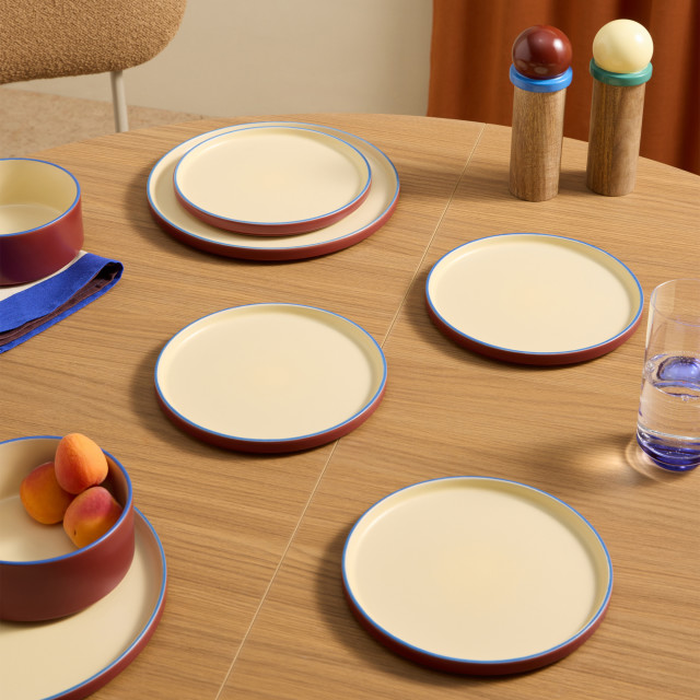 MADE.com Modern Studio Brown Side Plates, Set of 4