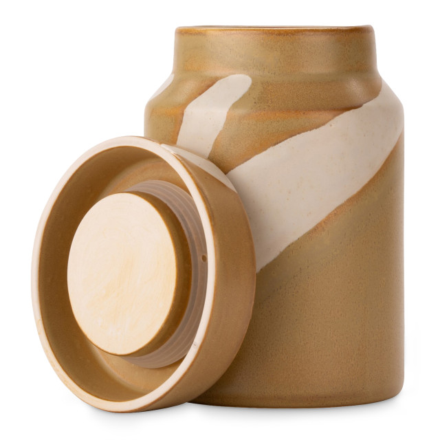 MADE.com Travellers Rest Mustard Storage Jar