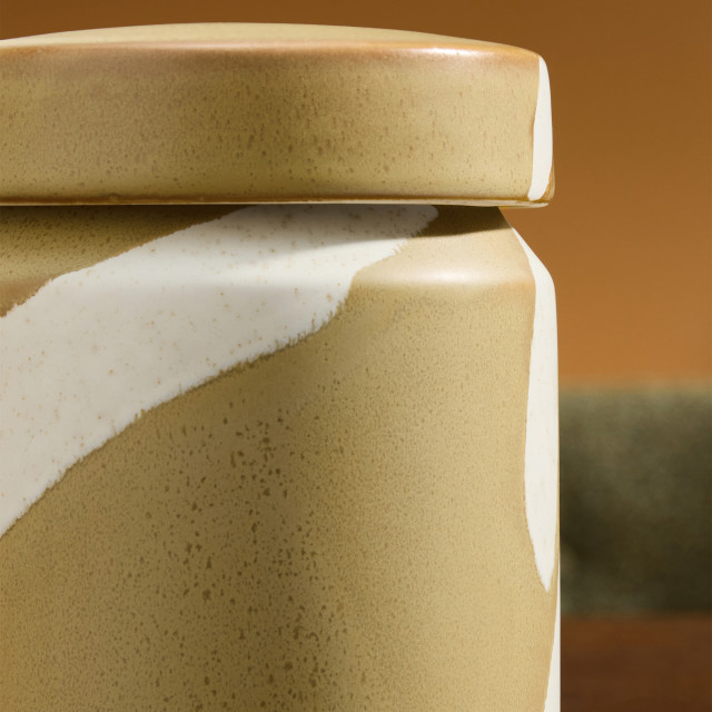 MADE.com Travellers Rest Mustard Storage Jar