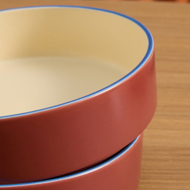 MADE.com Modern Studio Brown Pasta Bowls, Set of 4